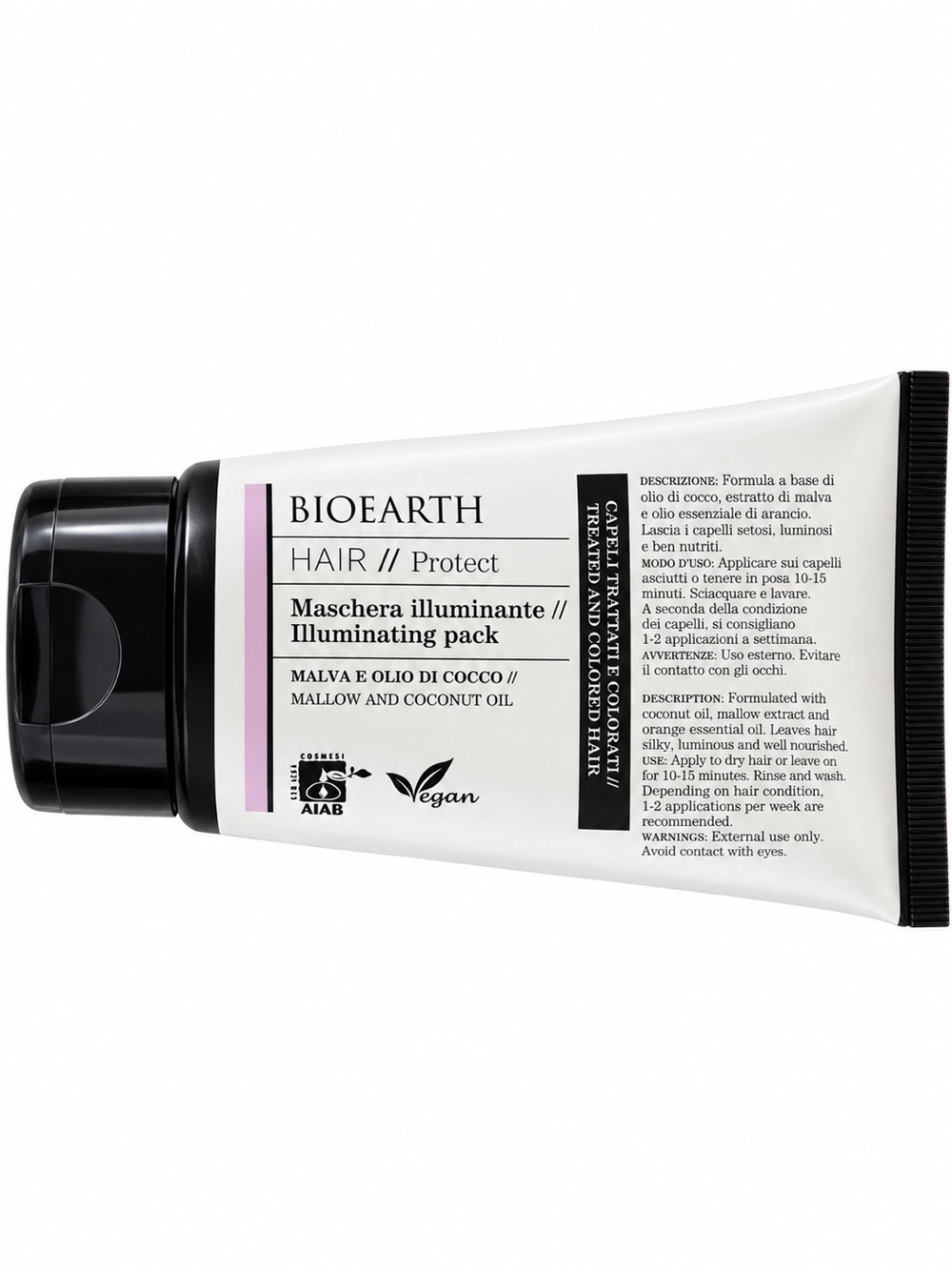 Earth Illuminating Hair Mask with Mallow & Coconut Oil - White